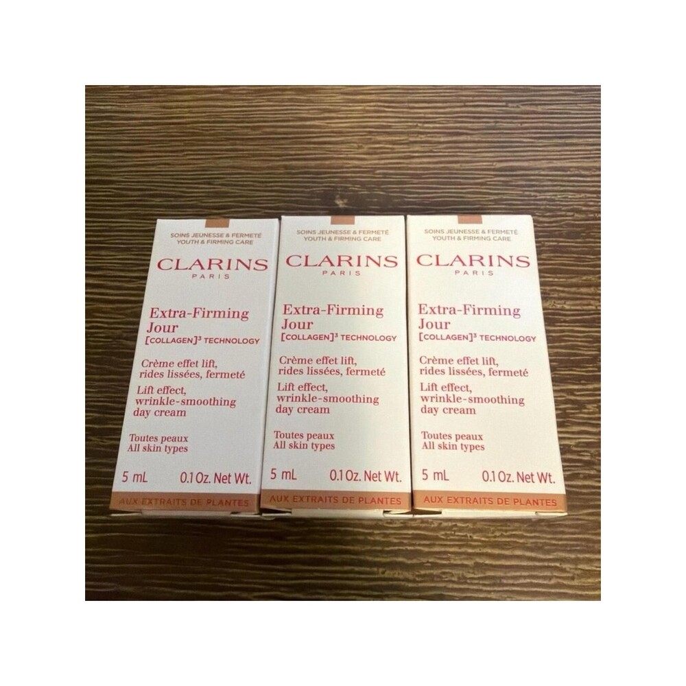 Clarins Extra-Firming Jour Lot of 3 X 5 ml each